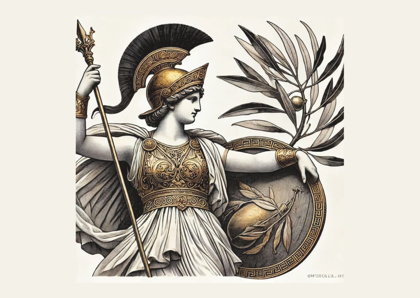 La Diosa Atenea y el Olivo